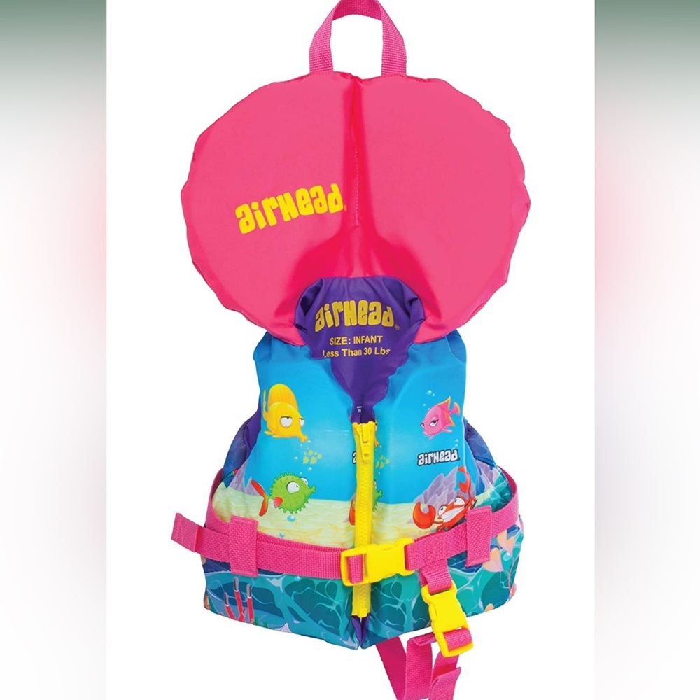 NWOT Airhead Life Vest- Infant Size, 30lbs